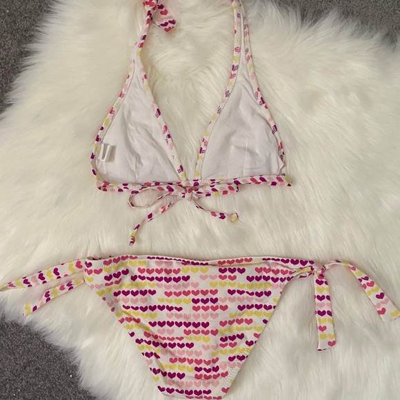 Kirra Heart Print Two-Piece Bikini - Picture 2 of 6